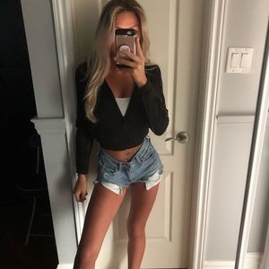 Black cropped sweater   (2/$35)